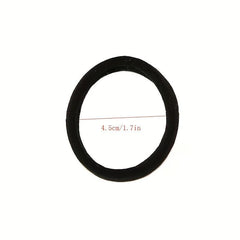 100pcs Non Slip Hair Tie Ponytail Holder Elastic Hair Accessory