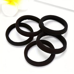 100pcs Non Slip Hair Tie Ponytail Holder Elastic Hair Accessory