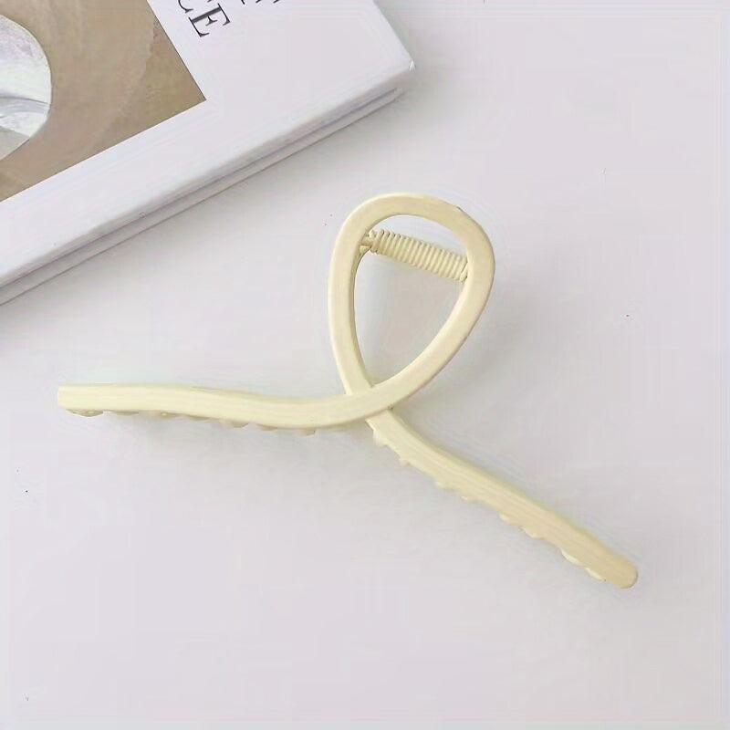 Large Solid Shark Claw Hair Claw for Women
