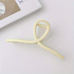 Large Solid Shark Claw Hair Claw for Women