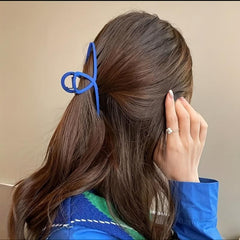 Large Solid Shark Claw Hair Claw for Women
