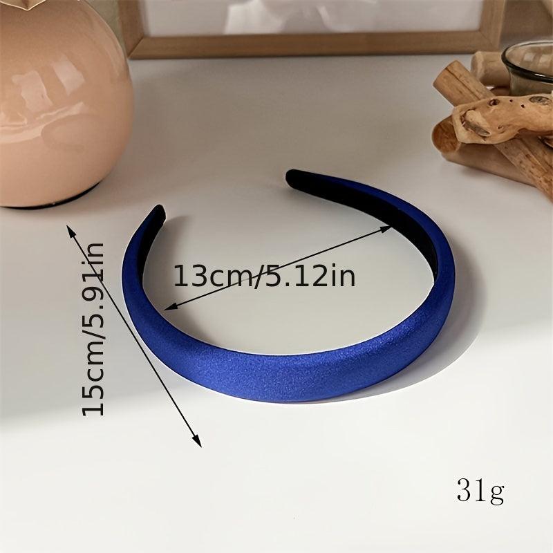 Sponge Solid Fabric Knitted Headband Fall Winter Hair Band