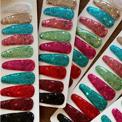 Sequin Snap Glitter Hair Clip for Women Girls Baby Sweet Hair Clip