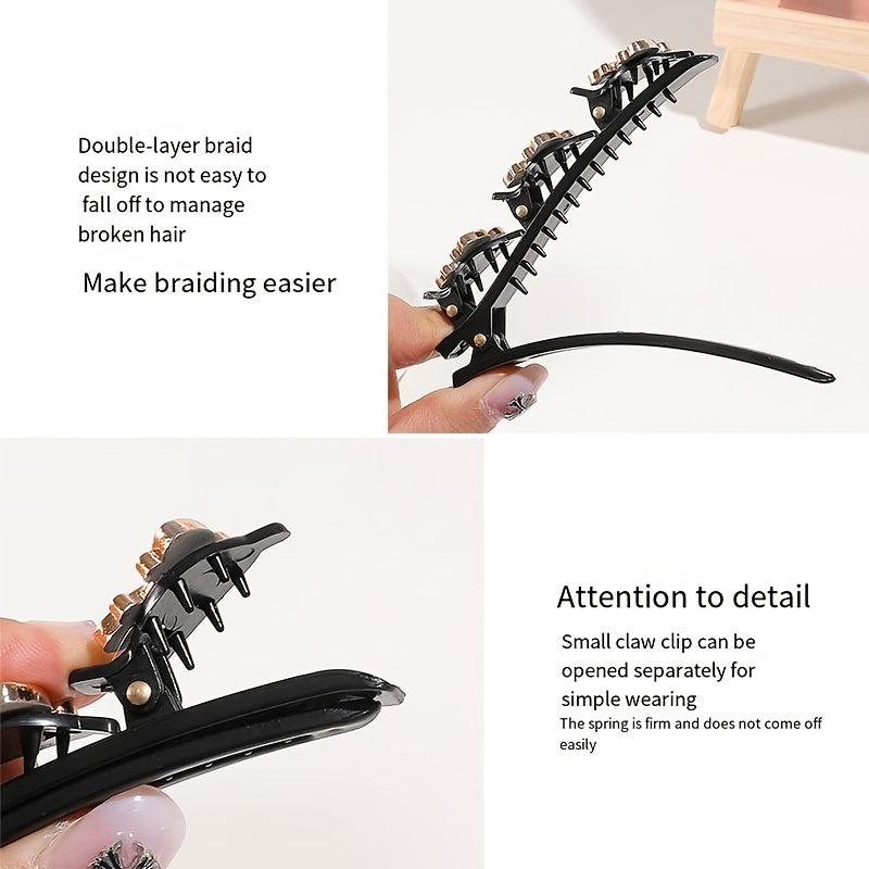 6 PCS Butterfly Hair Clips Boho Hair Slides Non Slip Hair Decoration