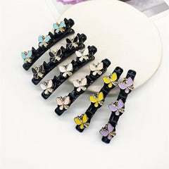 6 PCS Butterfly Hair Clips Boho Hair Slides Non Slip Hair Decoration