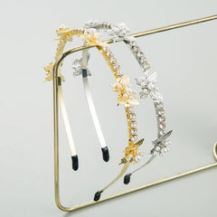 Pearl Rhinestone Headband Hair Hoop Hair Accessories