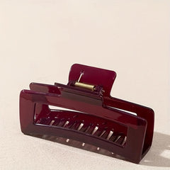 Wine Red Hair Claw Clips Strong Hold Hair Jaw Clip