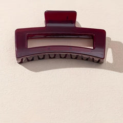 Wine Red Hair Claw Clips Strong Hold Hair Jaw Clip
