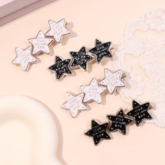 4pcs Sweet Star Hair Clip for Women Girls
