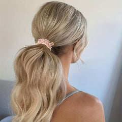Crystal Beaded Hair Tie Rhinestone Glitter Hair Rope Ponytail Holder