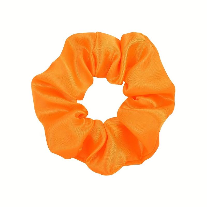 6pc Large Satin Scrunchie Hair Tie Solid Silky Hair Rope Female Hair Accessories
