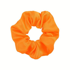 6pc Large Satin Scrunchie Hair Tie Solid Silky Hair Rope Female Hair Accessories