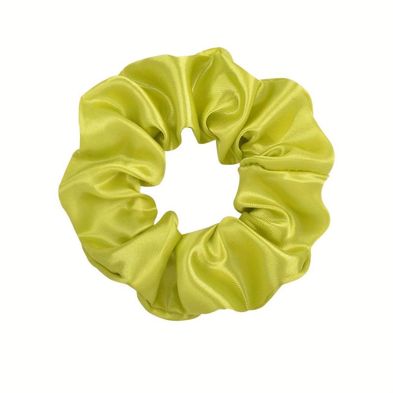6pc Large Satin Scrunchie Hair Tie Solid Silky Hair Rope Female Hair Accessories