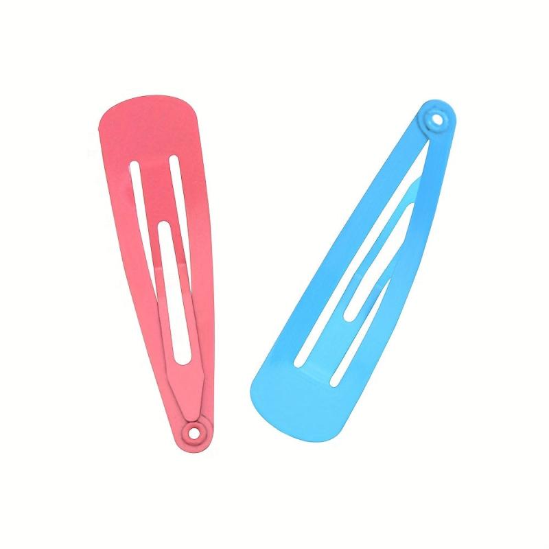 34pcs Candy Hair Clip Snap Clip Metal Hair Slides Clip Non Slip Hair Decoration