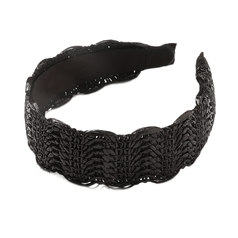 Bohemian Lace Hairband Retro Ethnic Style Wide Brim Head Buckle Hair Accessories