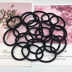50pcs Solid Rubber Band Ponytail Hair Rope Hair Accessories