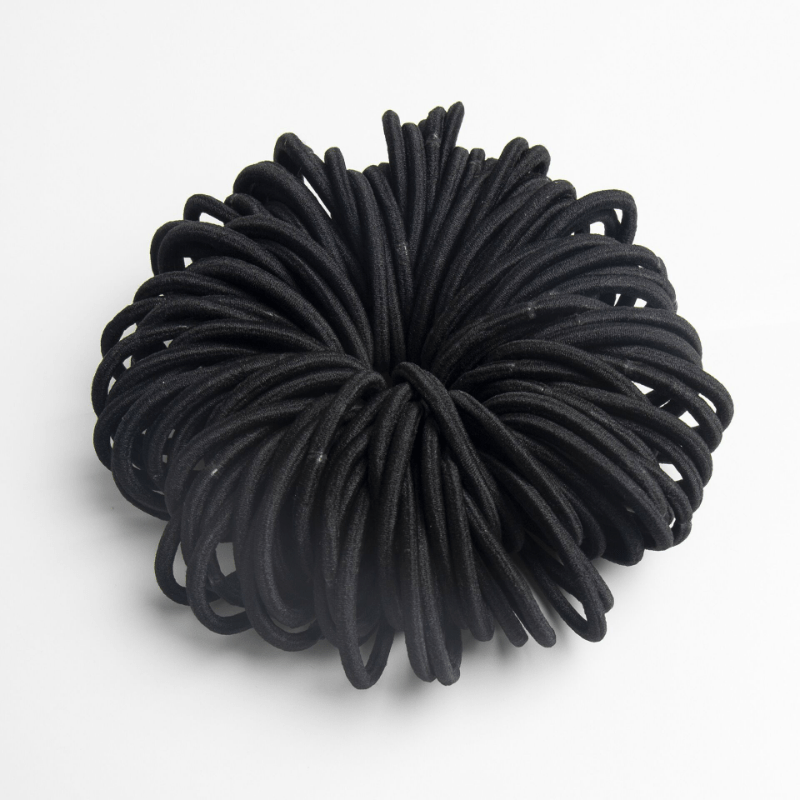 50pcs Solid Rubber Band Ponytail Hair Rope Hair Accessories