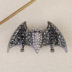 Rhinestone Bat Hair Clips French Barrette Hair Pins