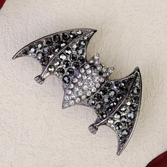 Rhinestone Bat Hair Clips French Barrette Hair Pins