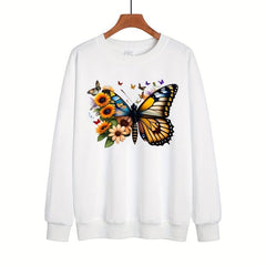 Sunflower Butterfly Iron on Stickers DIY Clothing Accessories