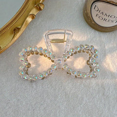 Rhinestone Hair Claw Clips Strong Hold Ponytail Jaw Clips