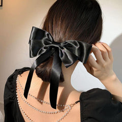Red Bow Ribbon Headgear Hairpin Hair Accessories