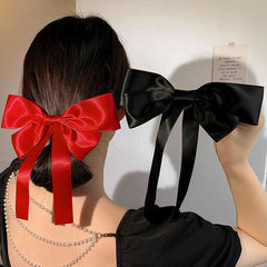 Red Bow Ribbon Headgear Hairpin Hair Accessories
