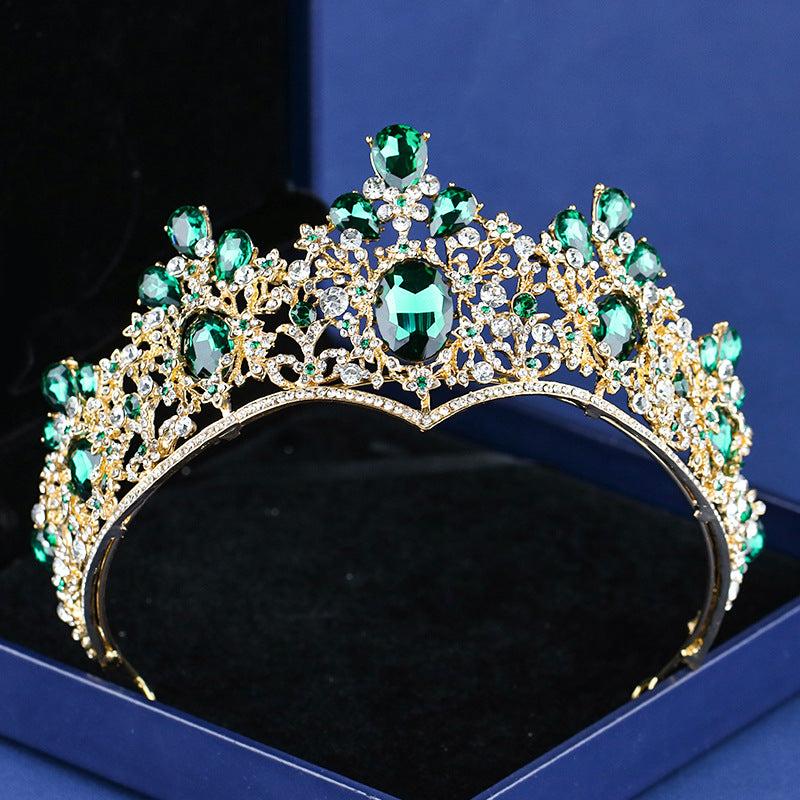Princess Tiara Crown Rhinestone Headband for Wedding Prom Party