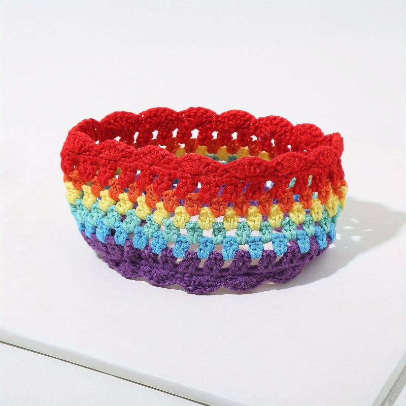 Colorful Crochet Headband Soft Winter Headband