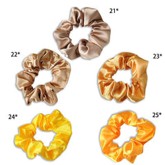 5pcs Satin Hair Rope Scrunchie Hair Accessories Set
