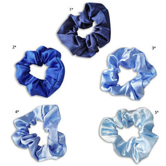 5pcs Satin Hair Rope Scrunchie Hair Accessories Set