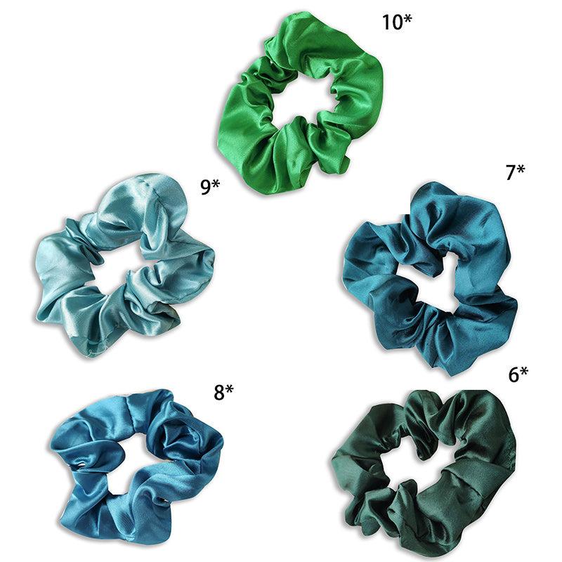5pcs Satin Hair Rope Scrunchie Hair Accessories Set