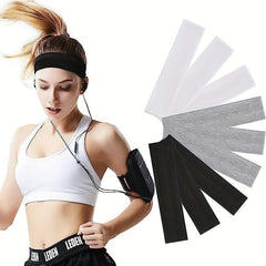 Yoga Elastic Headband for Women Fitness Sweat Absorbent Hair Band
