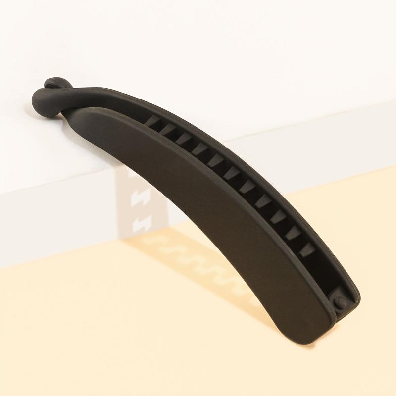 Frosted Solid Hair Claw Clip Ponytail Holder Barrette Hair Accessories