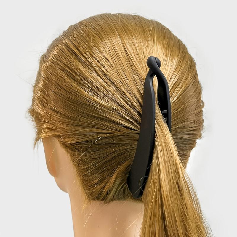 Frosted Solid Hair Claw Clip Ponytail Holder Barrette Hair Accessories