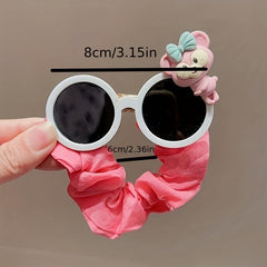 Kids Sunglasses Scrunchie Hair Rope Ponytail Accessories
