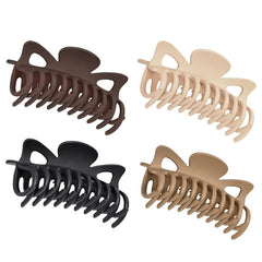 Frosted Hair Claw Clip Strong Hold Grip Hair Jaw Clip For Thick Hair