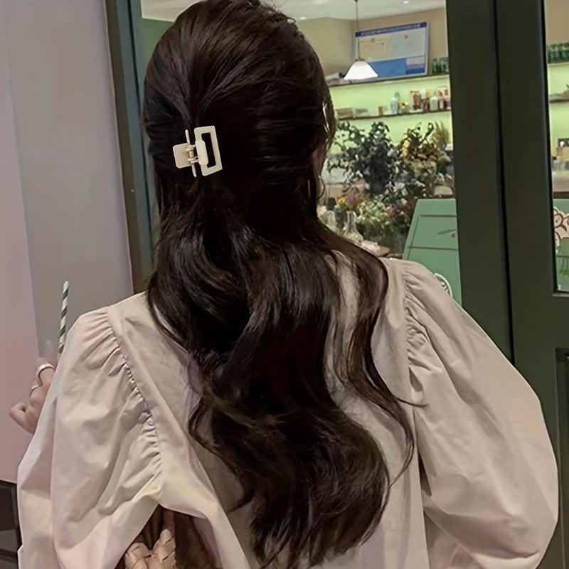 4pcs Matte Hair Claw Clips Strong Hold Grip Hair Jaw Clip For Thick Hair