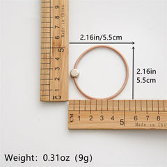 10pcs Star Shape Hair Tie Elastic Hair Rope Solid Ponytail Tie Hair Accessories