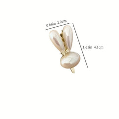 Bunny Faux Pearl Hairpin Side Hairpin Bangs Hairpin Hair Accessories