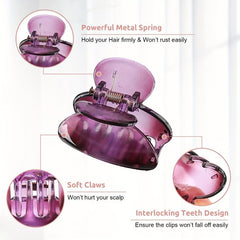 12pcs Small Acrylic Hair Claw Hair Accessories