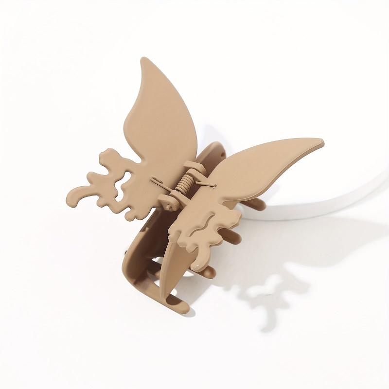3PCS Butterfly Hair Clip Women's Frosted Hair Clips