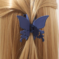 3PCS Butterfly Hair Clip Women's Frosted Hair Clips