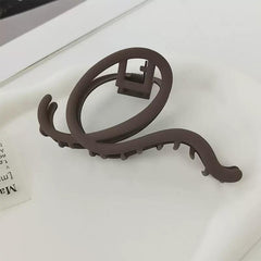Shark Clip Hairpin Frosted Metal Clip