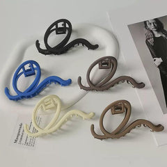 Shark Clip Hairpin Frosted Metal Clip