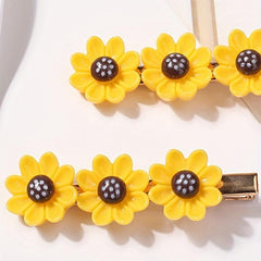 Sunflower Duckbill Clip Hair Clip for Girls Kids Hair Accessories