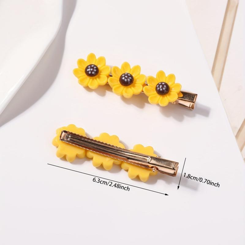 Sunflower Duckbill Clip Hair Clip for Girls Kids Hair Accessories
