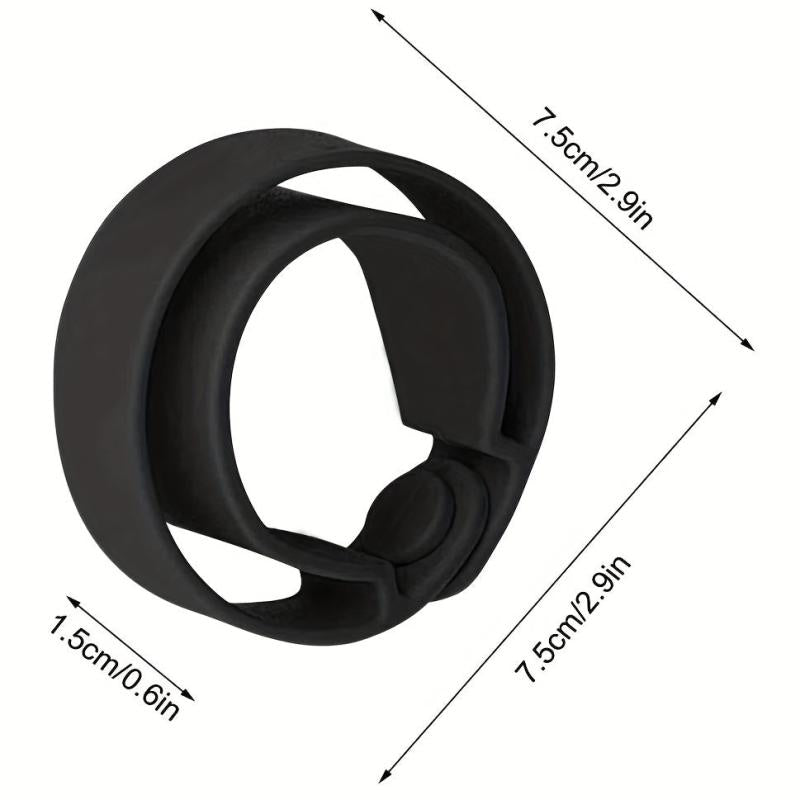 Silicone Foldable Hair Ring Waterproof Hair Tie Style Ponytail Holder
