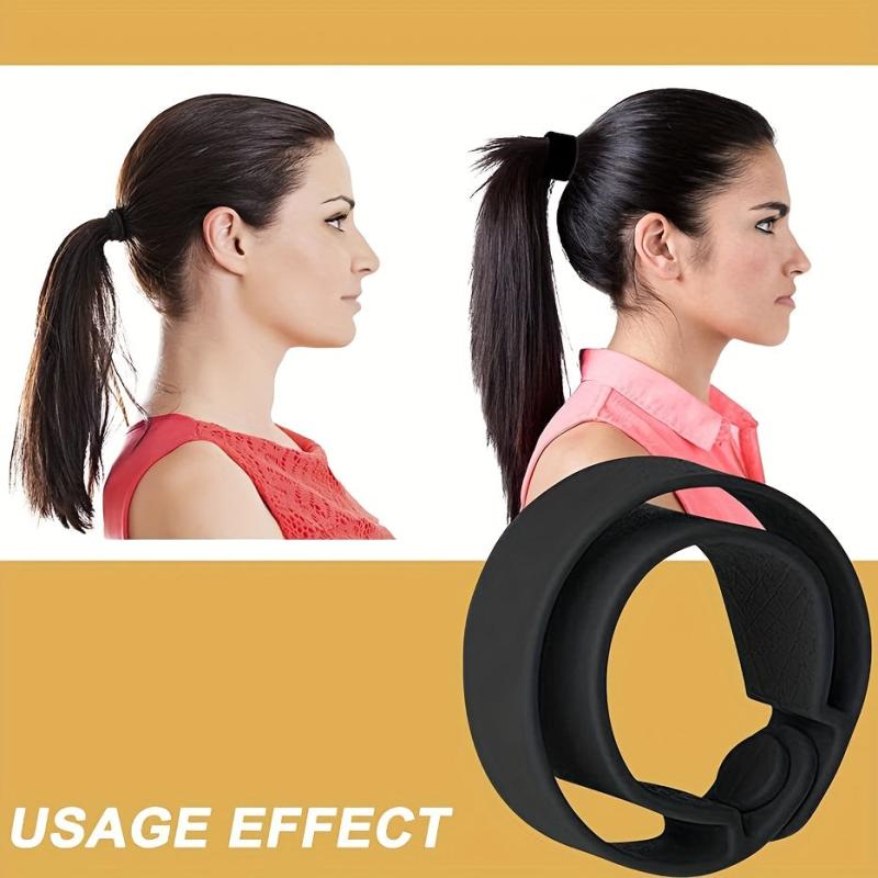 Silicone Foldable Hair Ring Waterproof Hair Tie Style Ponytail Holder