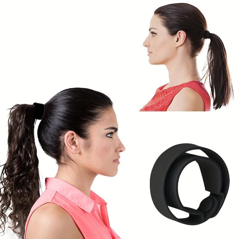 Silicone Foldable Hair Ring Waterproof Hair Tie Style Ponytail Holder